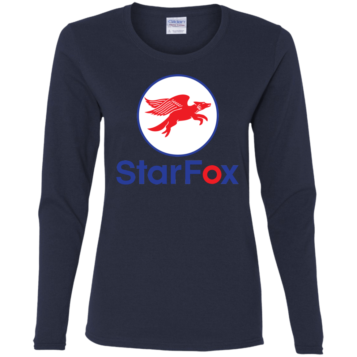 T-Shirts Navy / S Starfox Women's Long Sleeve T-Shirt