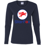 T-Shirts Navy / S Starfox Women's Long Sleeve T-Shirt