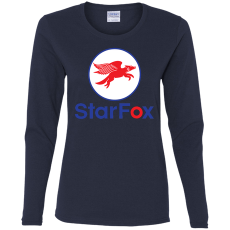 T-Shirts Navy / S Starfox Women's Long Sleeve T-Shirt