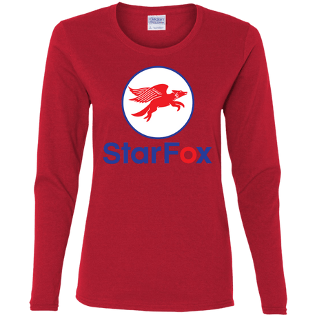 T-Shirts Red / S Starfox Women's Long Sleeve T-Shirt