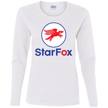 T-Shirts White / S Starfox Women's Long Sleeve T-Shirt