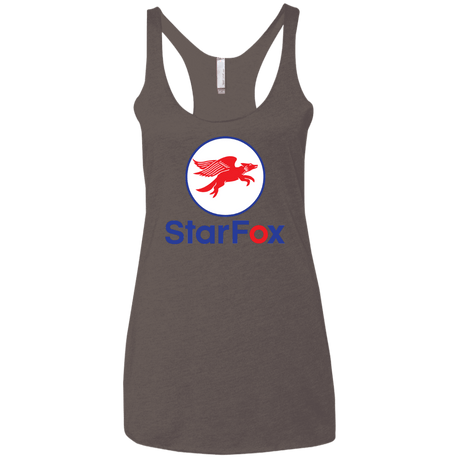 T-Shirts Macchiato / X-Small Starfox Women's Triblend Racerback Tank