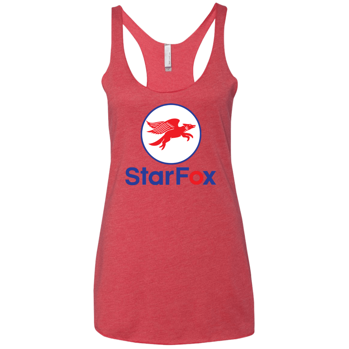 T-Shirts Vintage Red / X-Small Starfox Women's Triblend Racerback Tank