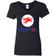 T-Shirts Black / S Starfox Women's V-Neck T-Shirt