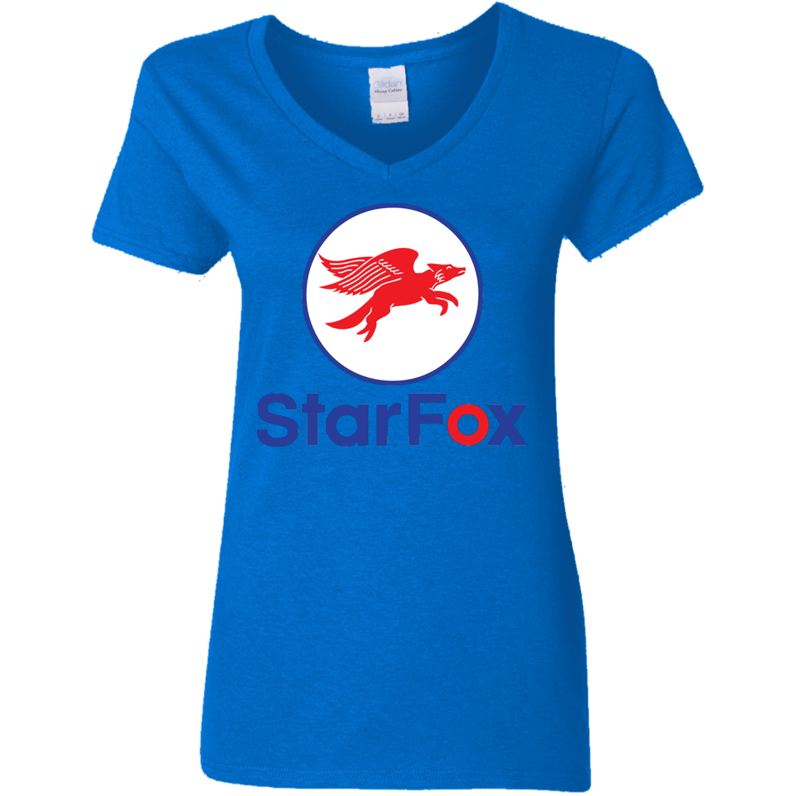 T-Shirts Royal / S Starfox Women's V-Neck T-Shirt