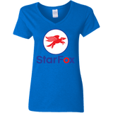 T-Shirts Royal / S Starfox Women's V-Neck T-Shirt