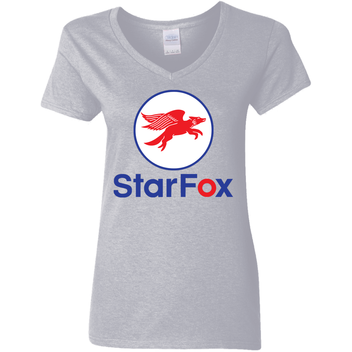 T-Shirts Sport Grey / S Starfox Women's V-Neck T-Shirt