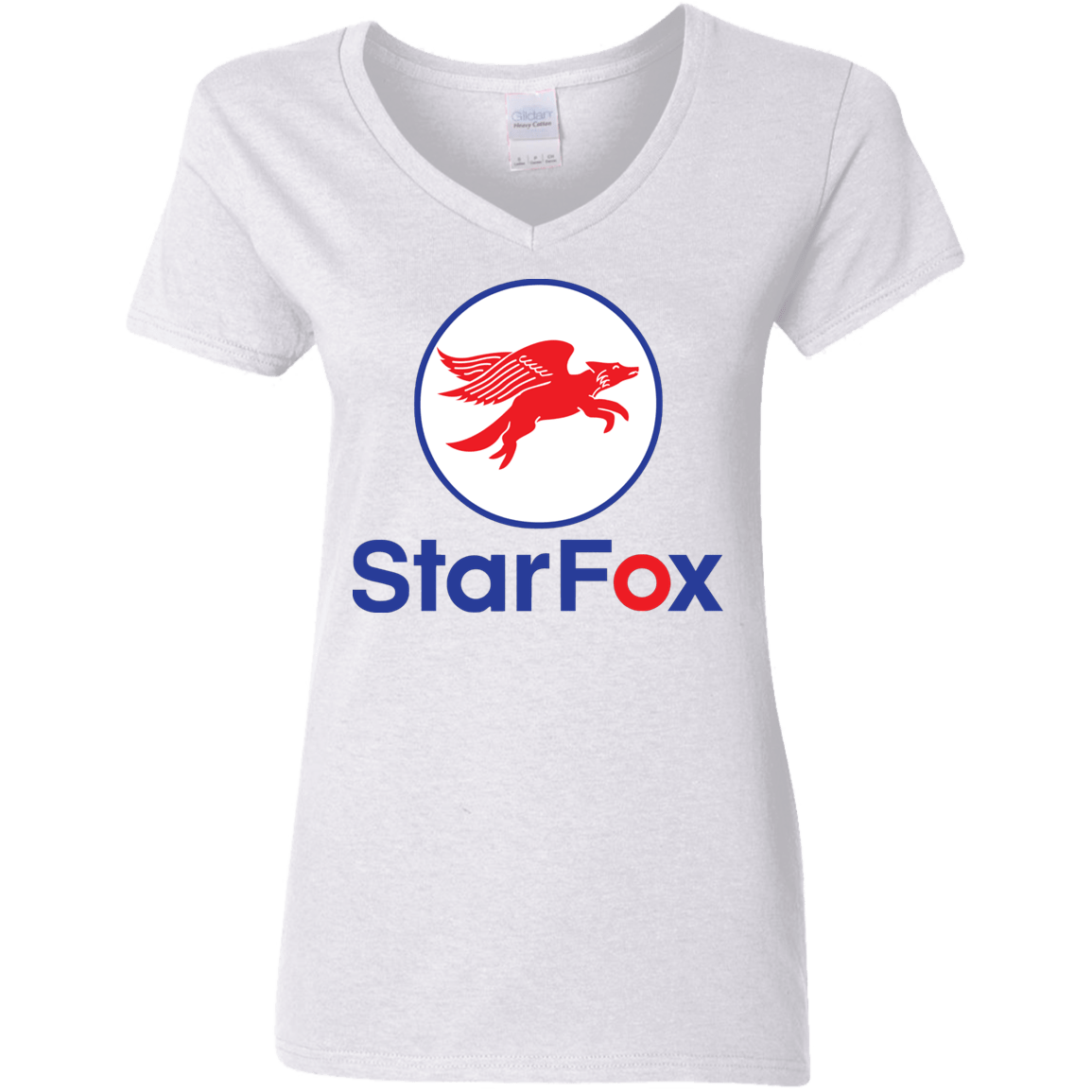 T-Shirts White / S Starfox Women's V-Neck T-Shirt