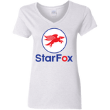 T-Shirts White / S Starfox Women's V-Neck T-Shirt