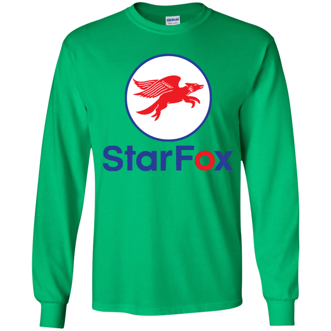 T-Shirts Irish Green / YS Starfox Youth Long Sleeve T-Shirt