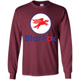 T-Shirts Maroon / YS Starfox Youth Long Sleeve T-Shirt