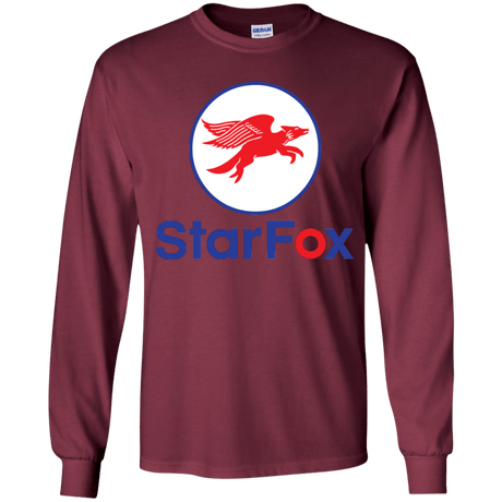 T-Shirts Maroon / YS Starfox Youth Long Sleeve T-Shirt