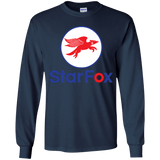 T-Shirts Navy / YS Starfox Youth Long Sleeve T-Shirt
