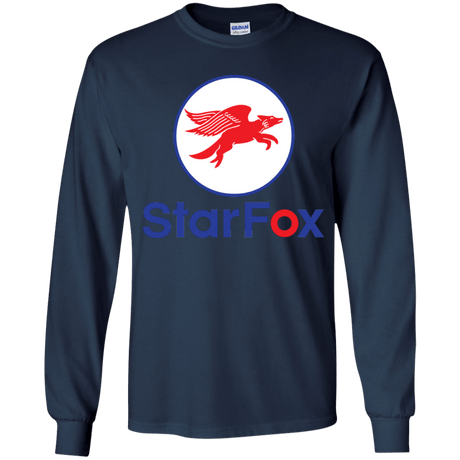 T-Shirts Navy / YS Starfox Youth Long Sleeve T-Shirt
