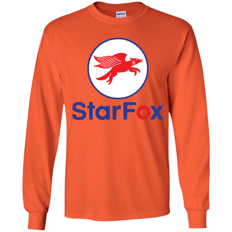 T-Shirts Orange / YS Starfox Youth Long Sleeve T-Shirt