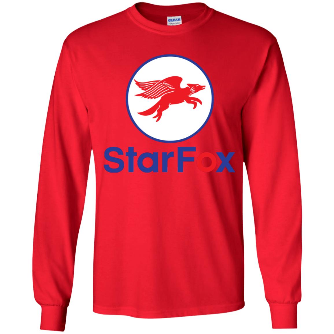 T-Shirts Red / YS Starfox Youth Long Sleeve T-Shirt