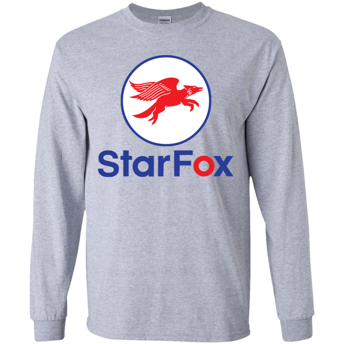 T-Shirts Sport Grey / YS Starfox Youth Long Sleeve T-Shirt