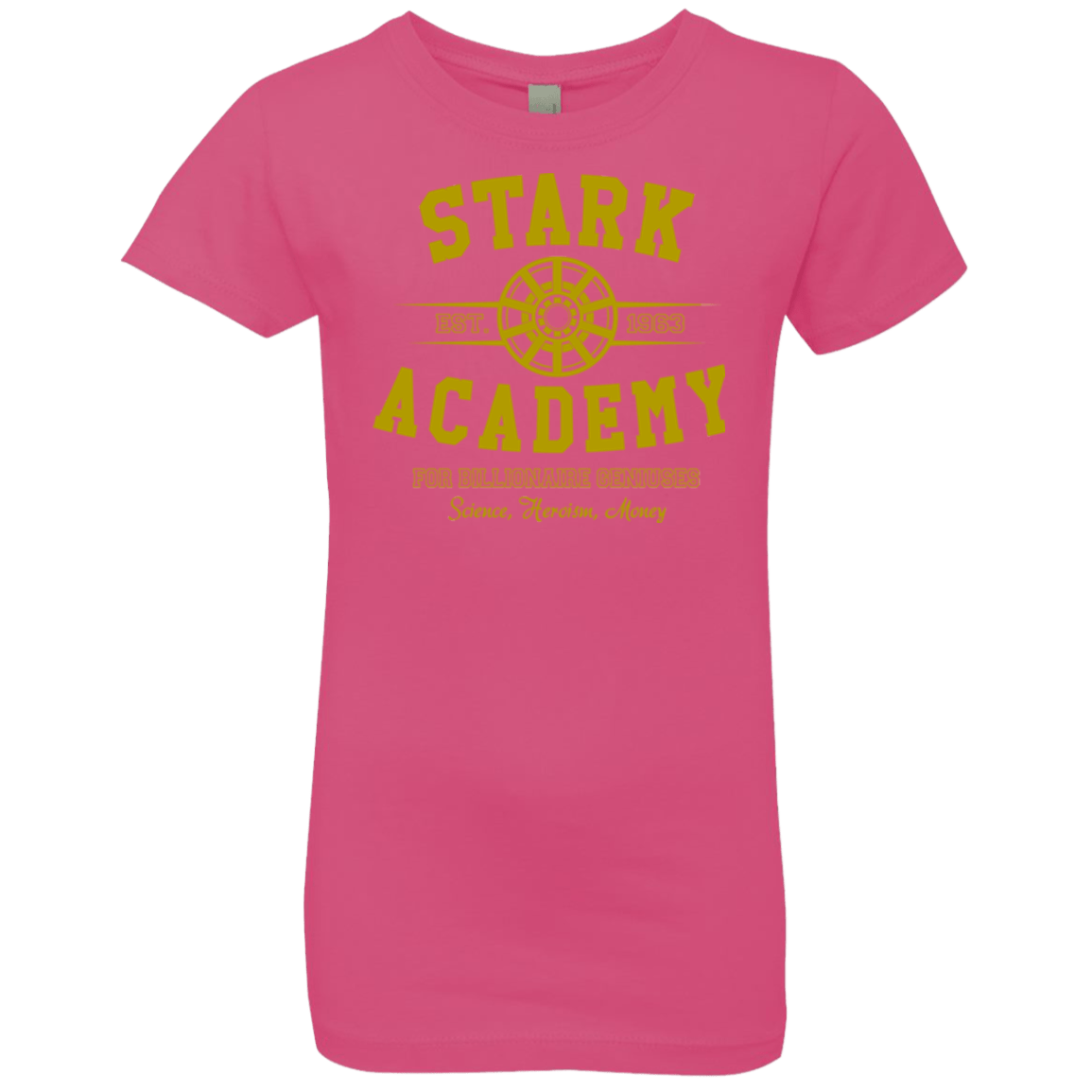 T-Shirts Hot Pink / YXS Stark Academy Girls Premium T-Shirt