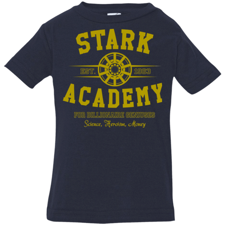 T-Shirts Navy / 6 Months Stark Academy Infant PremiumT-Shirt