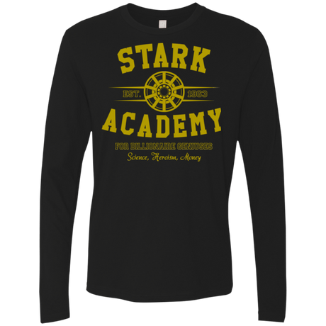 T-Shirts Black / Small Stark Academy Men's Premium Long Sleeve