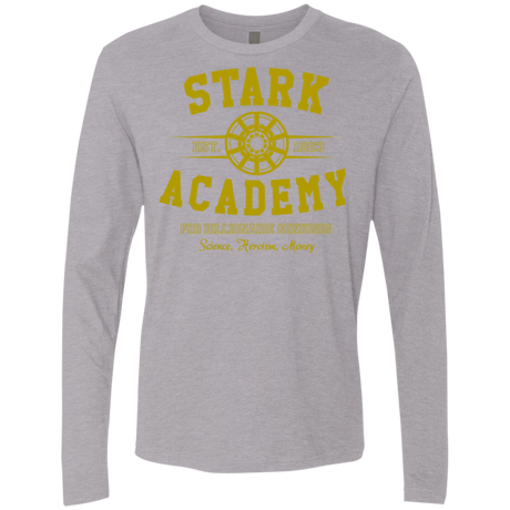 T-Shirts Heather Grey / Small Stark Academy Men's Premium Long Sleeve