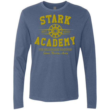T-Shirts Indigo / Small Stark Academy Men's Premium Long Sleeve