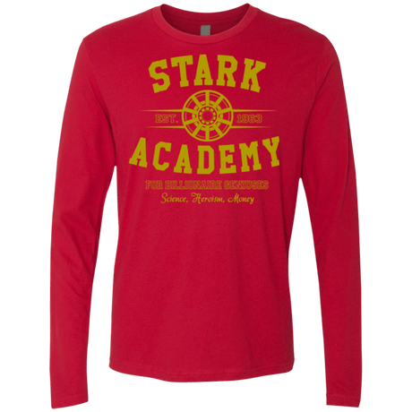 T-Shirts Red / Small Stark Academy Men's Premium Long Sleeve