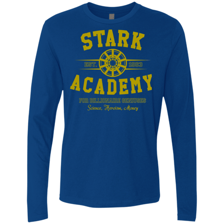 T-Shirts Royal / Small Stark Academy Men's Premium Long Sleeve