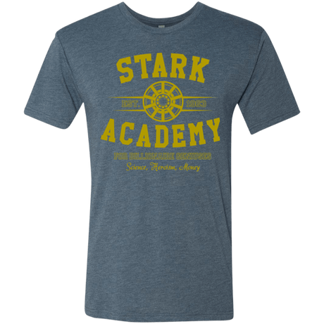 T-Shirts Indigo / Small Stark Academy Men's Triblend T-Shirt