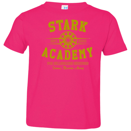 T-Shirts Hot Pink / 2T Stark Academy Toddler Premium T-Shirt