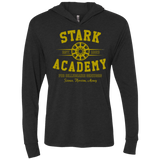 T-Shirts Vintage Black / X-Small Stark Academy Triblend Long Sleeve Hoodie Tee