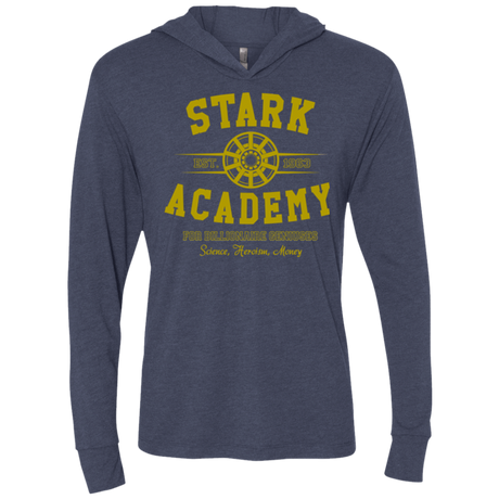 T-Shirts Vintage Navy / X-Small Stark Academy Triblend Long Sleeve Hoodie Tee