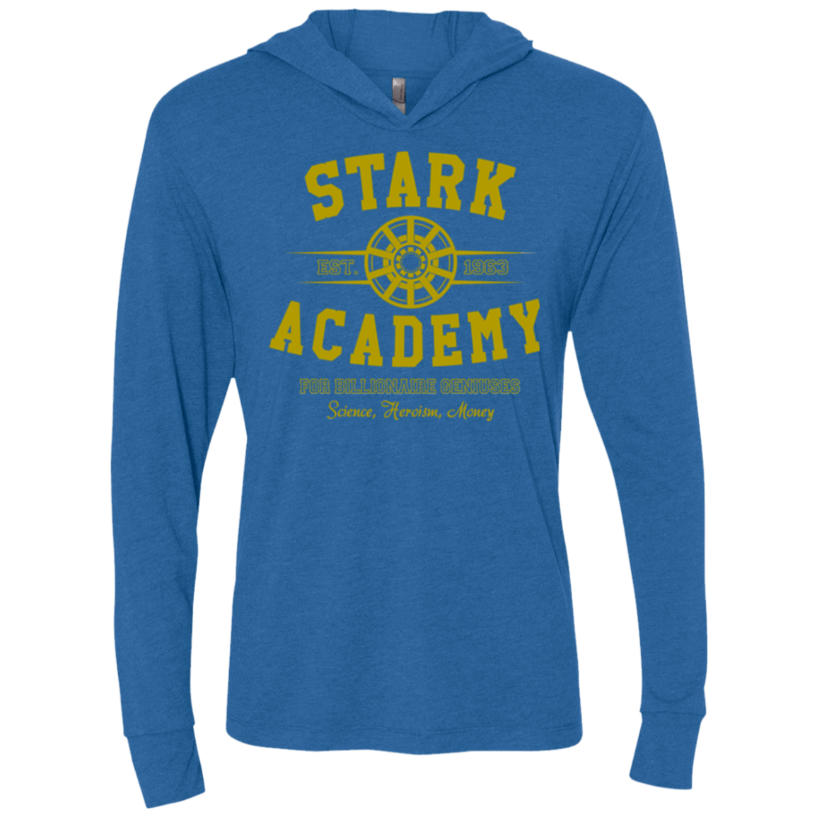 T-Shirts Vintage Royal / X-Small Stark Academy Triblend Long Sleeve Hoodie Tee