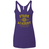 T-Shirts Purple / X-Small Stark Academy Women's Triblend Racerback Tank