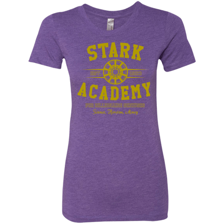 T-Shirts Purple Rush / Small Stark Academy Women's Triblend T-Shirt