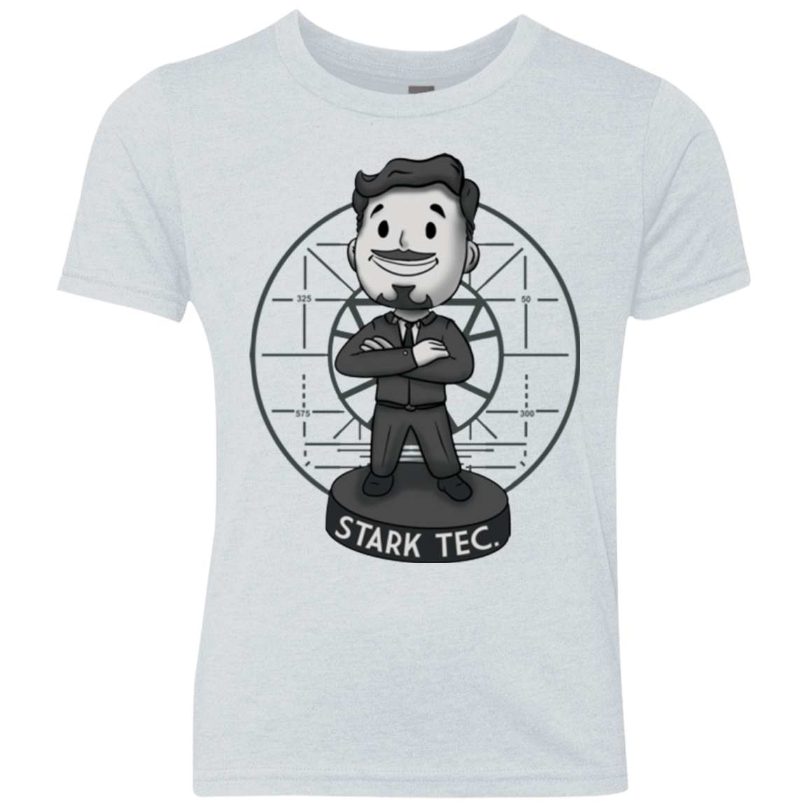 T-Shirts Heather White / YXS Stark boy Youth Triblend T-Shirt