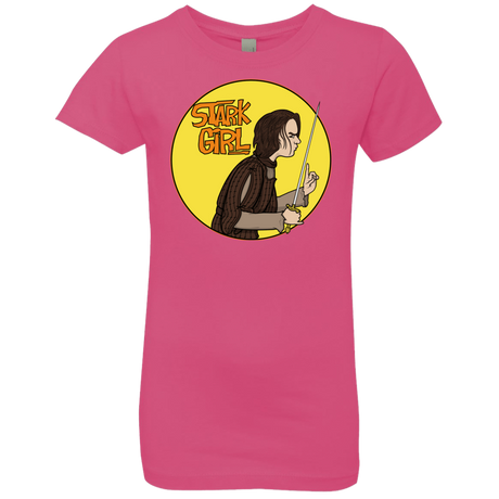T-Shirts Hot Pink / YXS Stark girl Girls Premium T-Shirt