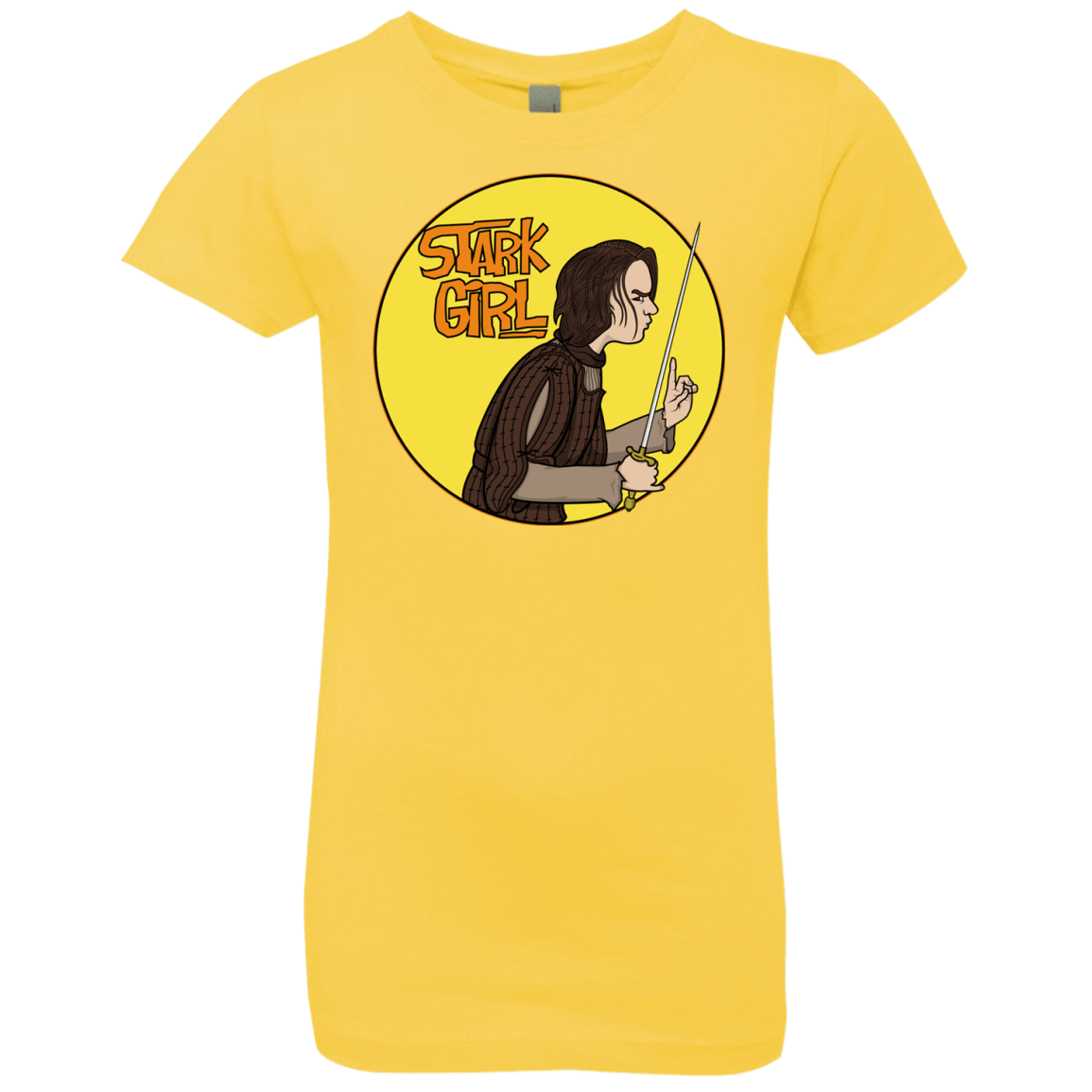 T-Shirts Vibrant Yellow / YXS Stark girl Girls Premium T-Shirt