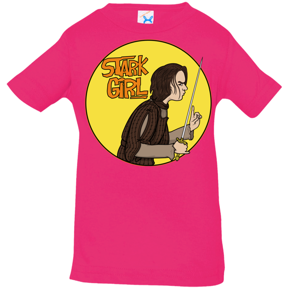 T-Shirts Hot Pink / 6 Months Stark girl Infant Premium T-Shirt