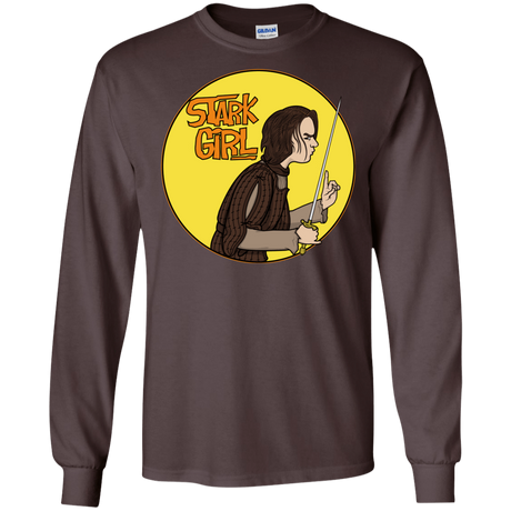 T-Shirts Dark Chocolate / S Stark girl Men's Long Sleeve T-Shirt