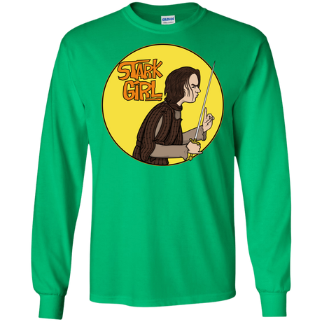 T-Shirts Irish Green / S Stark girl Men's Long Sleeve T-Shirt