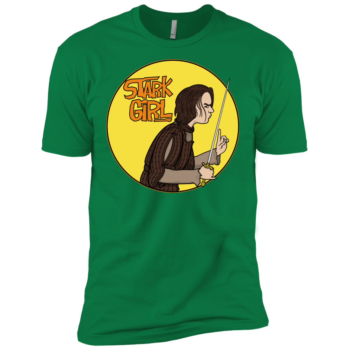 T-Shirts Kelly Green / X-Small Stark girl Men's Premium T-Shirt