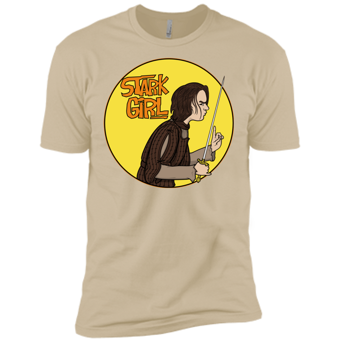 T-Shirts Sand / X-Small Stark girl Men's Premium T-Shirt