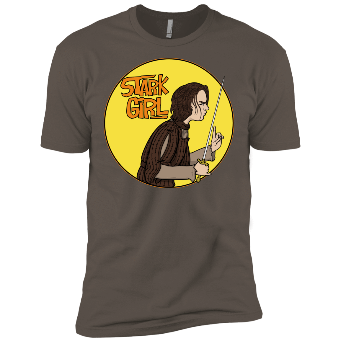 T-Shirts Warm Grey / X-Small Stark girl Men's Premium T-Shirt