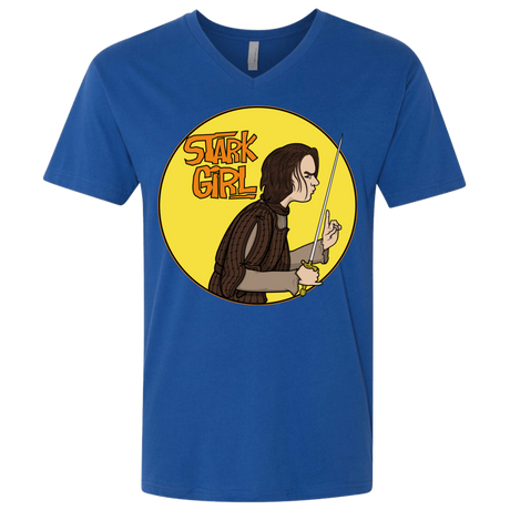 T-Shirts Royal / X-Small Stark girl Men's Premium V-Neck