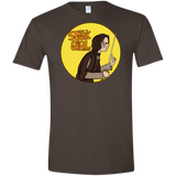 T-Shirts Dark Chocolate / S Stark girl Men's Semi-Fitted Softstyle