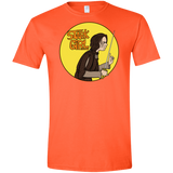 T-Shirts Orange / S Stark girl Men's Semi-Fitted Softstyle