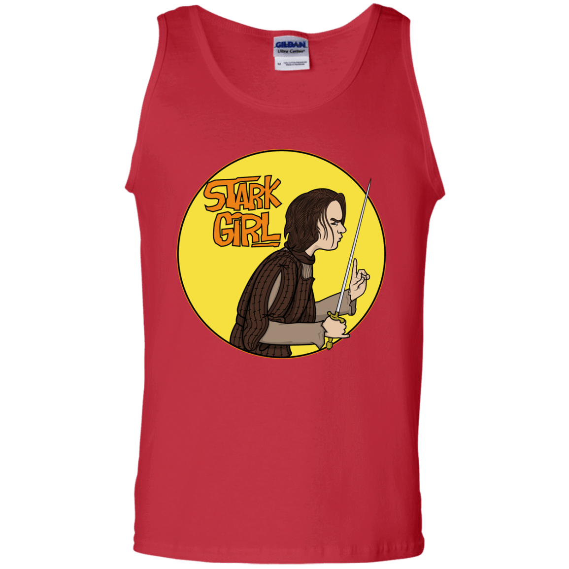 T-Shirts Red / S Stark girl Men's Tank Top