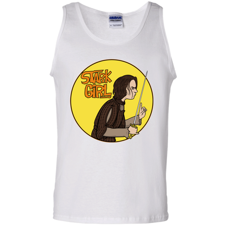 T-Shirts White / S Stark girl Men's Tank Top