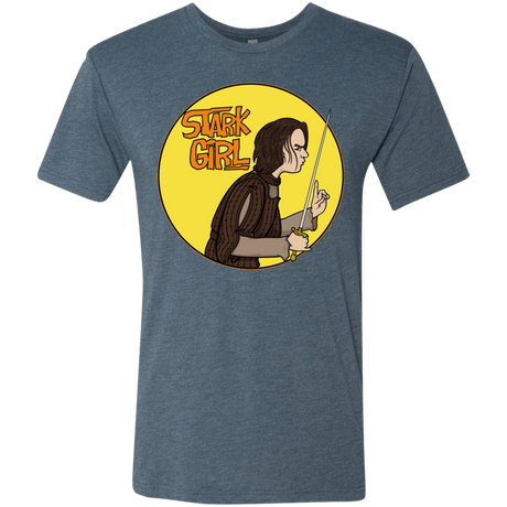 T-Shirts Indigo / S Stark girl Men's Triblend T-Shirt